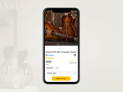 E-Commerce Shop (Guitar)