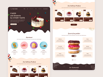 Bakery Shop Landing Page