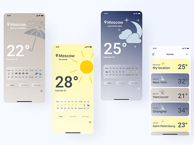 Weather App Design Concept