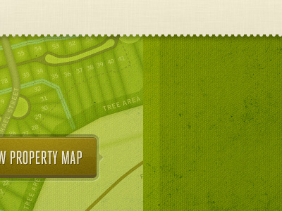 View Property Map button distressed green perforated