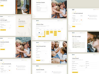 Autism Clinic For Kids – Website & Booking Design clean design figma icons illustraion interface landing service ui ui design uiux web website