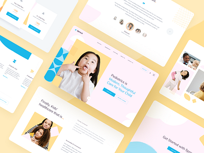 Pediatrics Clinic – Website Design adaptive branding clean design figma interface ui ux web website