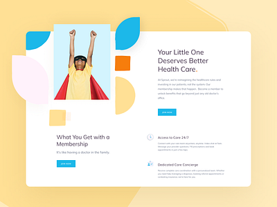 Pediatrics Clinic – Website Design branding design figma interface landing page ui ui design ux web website