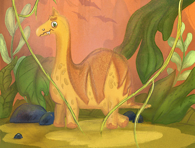 Dinosaur bookillustration characterdesign digital illustration illustraion kidsillustration