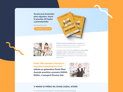 Book Landing Page & Cover Design book book cover cover design design inspiration homepage illustration inspiration landing page print design ui ux website