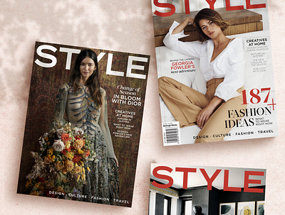 STYLE Magazine branding design logo magazine magazine cover magazine design minimal print print design