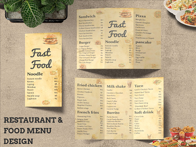 eyecatching restaurant menu, fast food, foo bar, drin menu, flye food and drink food menu menu bar menu card menu design menu flyer restaurant menu design