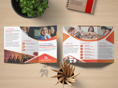 Corporate Modern Tri-fold Brochure Design