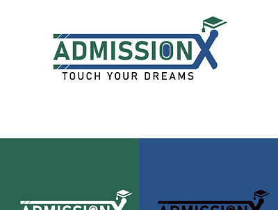 AdmissionX education company logo design admission logo creative logo education logo letter logo logo logo design logo maker