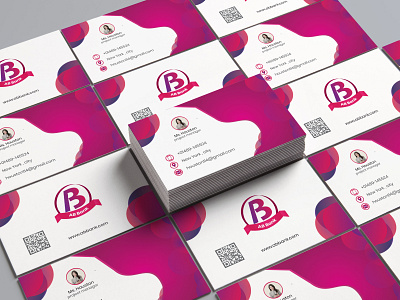 Business card design for bank employees