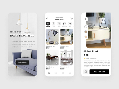 Furniture App Design