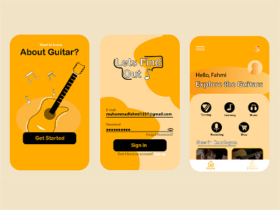 UI Guitar design ui