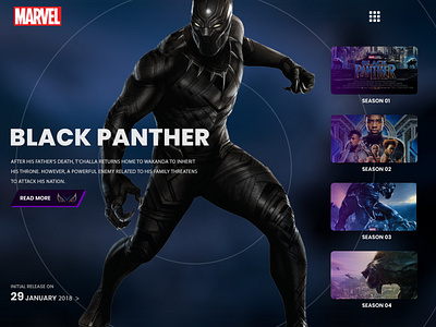 Marvel Black Panther Graphic · Creative Fabrica