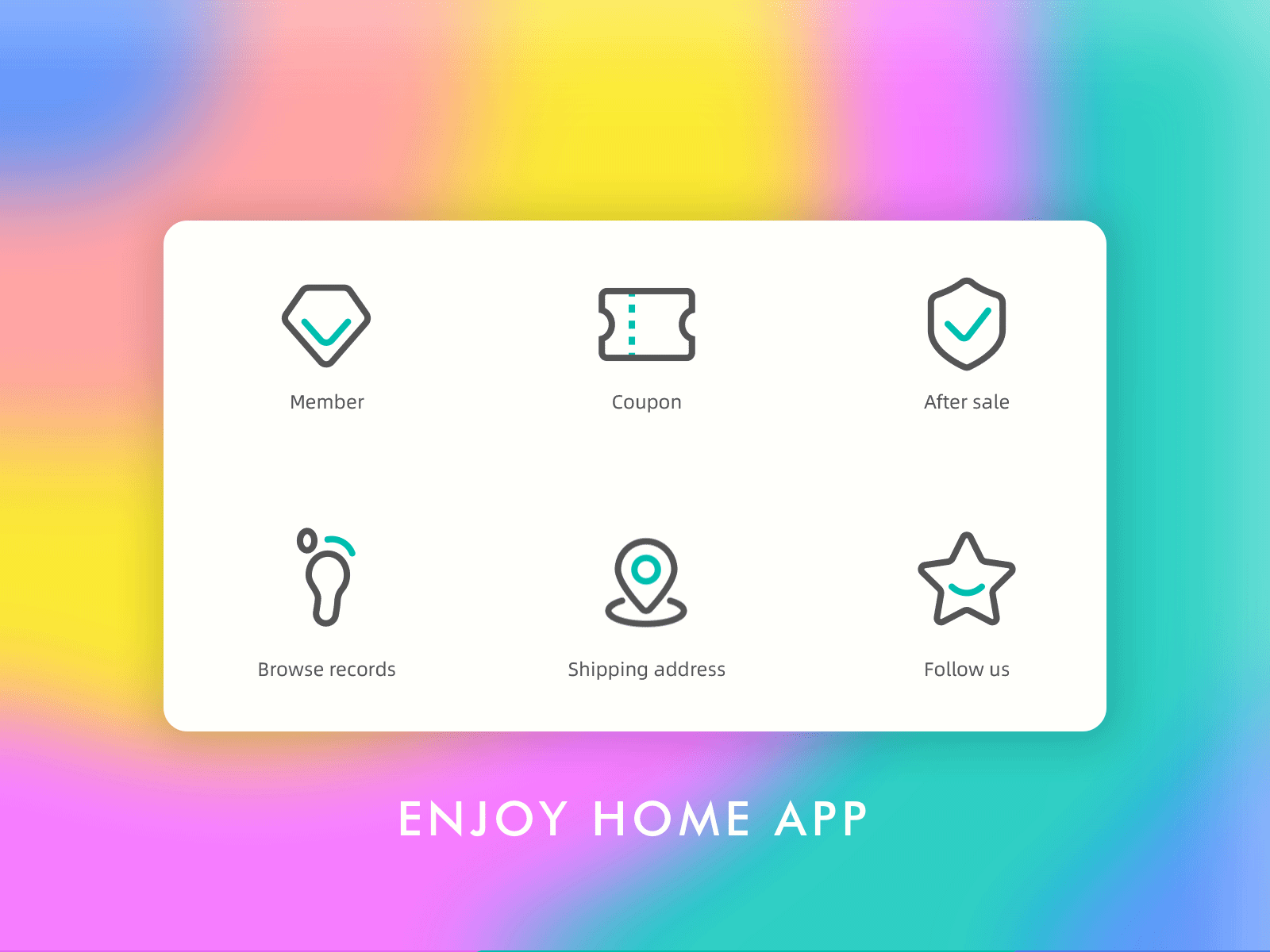 享家APP图标动效 ae制作 ae制作 app design icon ui ux 功能图标 动作 动效 动效制作 动画 动画片 商业 炫彩 辅助性图标