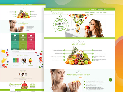 Fresh Fruit Delivery Landing page bio brand design branding ecommerce food delivery fresh fruits fruits and vegetables online green healthy healthy lifestyle landingpage market online shop online shopping onlinestore store user experience user experience design website