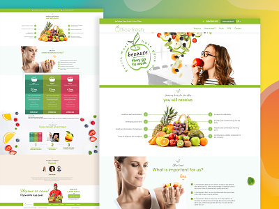 Fresh Fruit Delivery Landing page