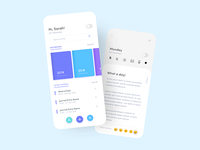 Journalling App Concept