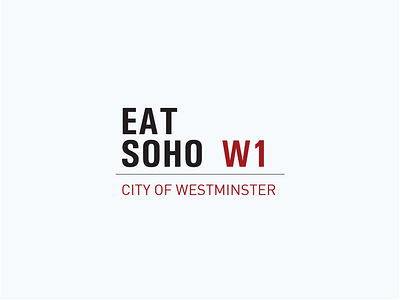 Eat Soho logo logo design