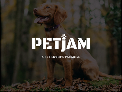 PetJam brand branding logo logo design