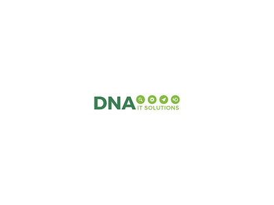 DNA IT branding logo logo design