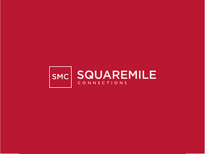 Square Mile Connections branding logo logo design