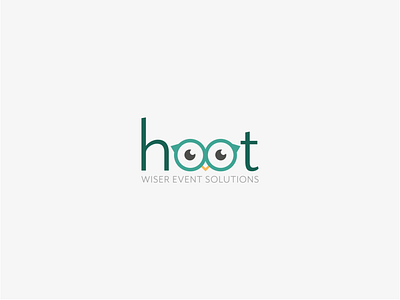 Hoot Events branding logo logo design