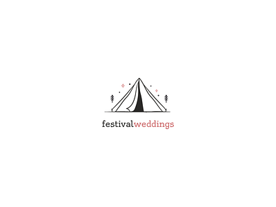 Festival Weddings branding logo logo design