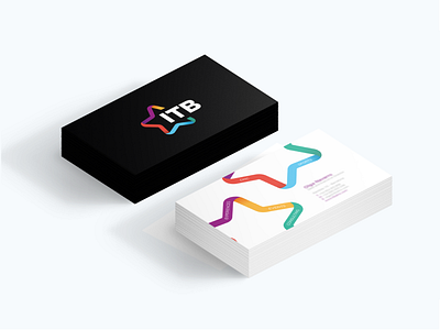 ITB branding business cards logo logo design