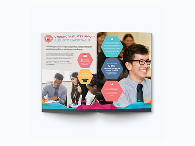 Social Mobility Foundation brochure brochure design data illustration