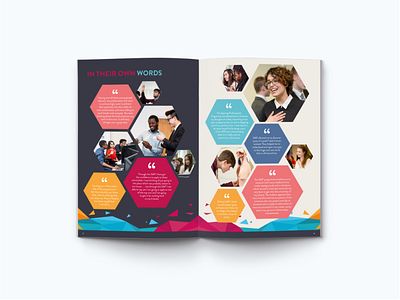 Social Mobility Foundation - Annual Report annual report branding brochure brochure design icon illustration infographic