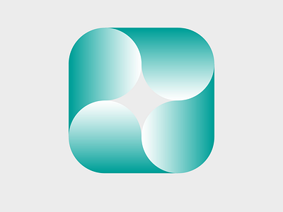 Infinite turquoise logotype