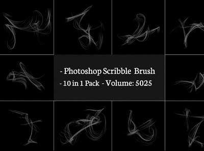 Awesome Free Photoshop-Scribble–Brush abstract art best free photoshop brush brush creative drawing effect free brush pack mrikhokon photoshop photoshop action photoshop brushes texture