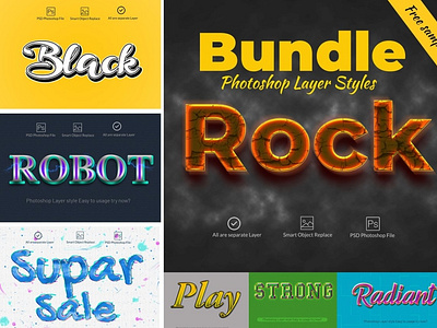 Bundle Photoshop Layer Styles