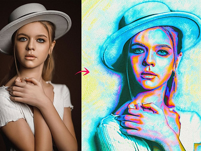 Digital Portrait Painting Effect