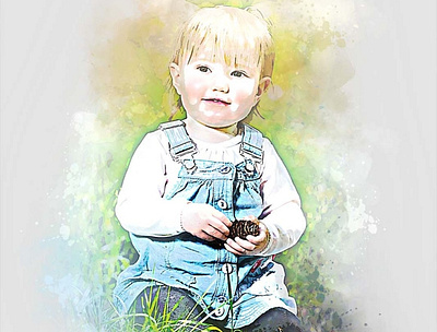 Color Explore Painting Effect color explore digital portrait explore painting oil painting effect painting effect watercolor action