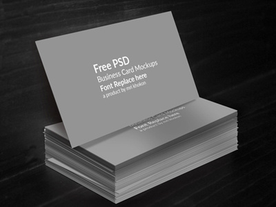 Free PSD Business Card Mockups