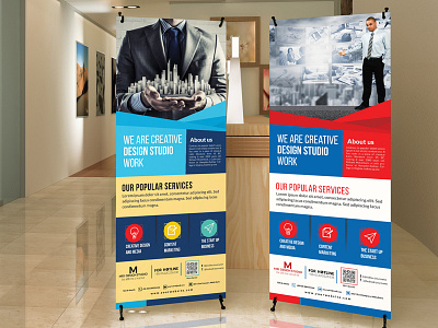 Corporat Roll Up Banner ad advertisement banner marketing professional promotion real estate roll up roll up roll up banner roll up banners