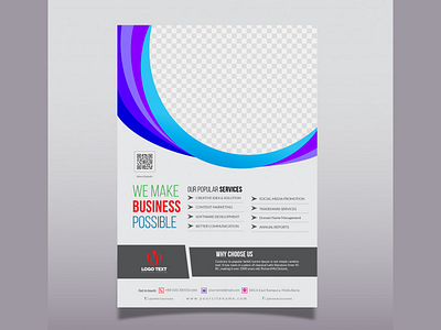 Abstract Corporate Flyer Template