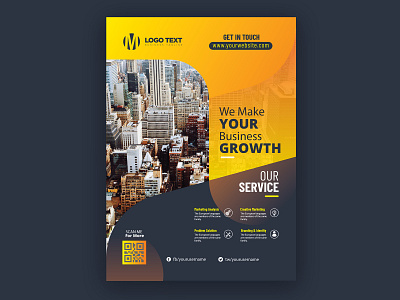 Corporate Flat Flyer Template ad advert advertisement adverts agency business business flyer corporate corporate flyer creative digital flyer flyer flyer template free flyer layout layouts magazine marketing mri khokon multipurpose