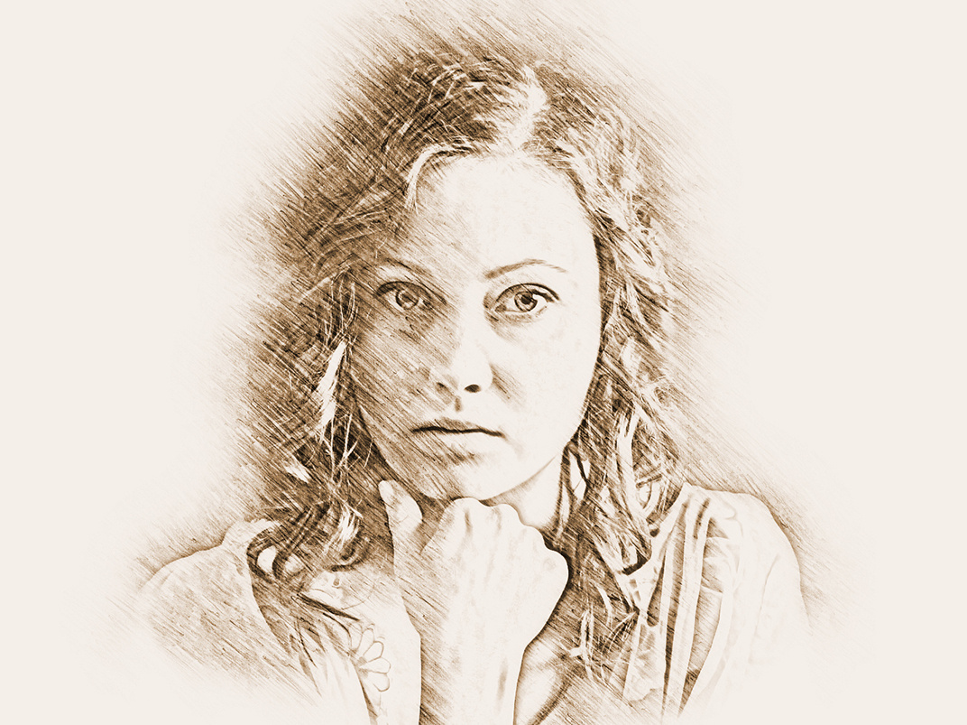 Skizze Bild: Pencil Sketch Art Photoshop Action Free Download