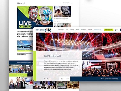 Kongres 590 economy landing page landingpage lp ui ux web webdesign website