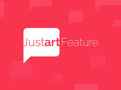 Justart Feature design logo