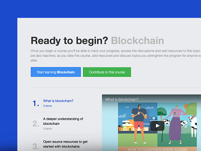 Learn Blockchain with Alcamy – UI alcamy learning ui