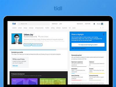 Tidl dashboard design tidl