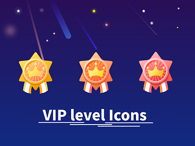 会员等级图标 VIP Level Icons