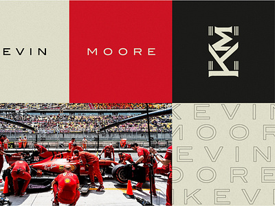 KM branding car design identity km logo logotype moodboard motor racing