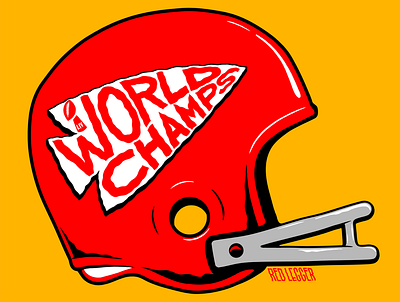 World Champs art design illustration illustrator kansas city kansas city chiefs nfl super bowl vector