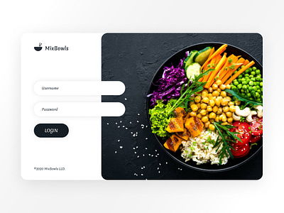 Restaurant Login Page cafe login page minimal register page restaurant ui website