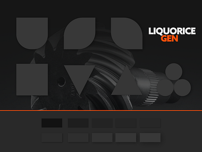 Liquorice Base Brand and Aesthetics blockchain branding colour palette dark theme dark ui design logo marketing collateral