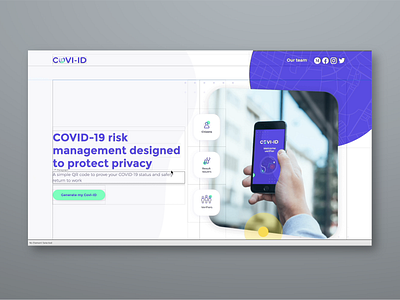 Coviid Header Website Design Development box design brochure design design developer figma design headers marketing collateral responsive website design webflow